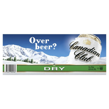 Canadian Club & Dry 10pk